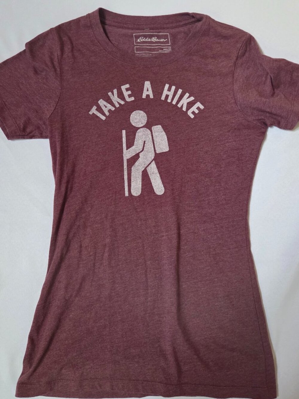 Eddie Bauer "Take a Hike" Graphic Tee — Women's S